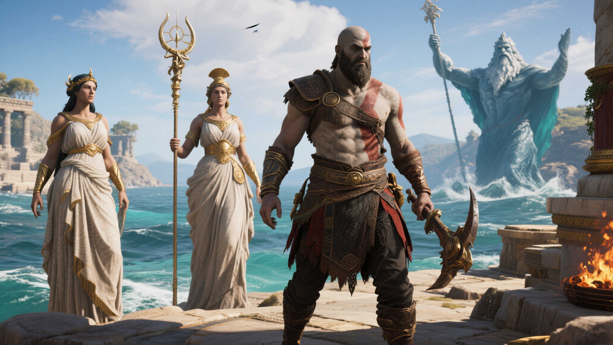 《战神》新作或将以希腊为背景？圣莫妮卡工作室大举招聘中