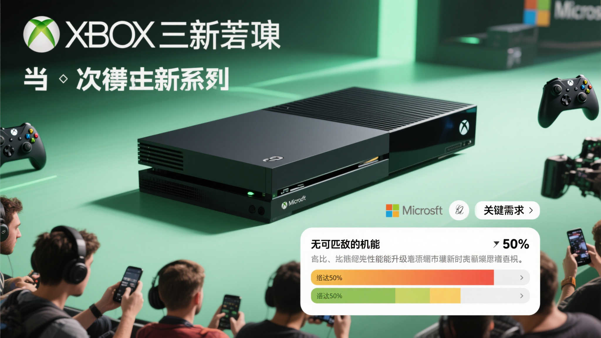 调查显示：近半数玩家青睐下一代Xbox的顶级性能