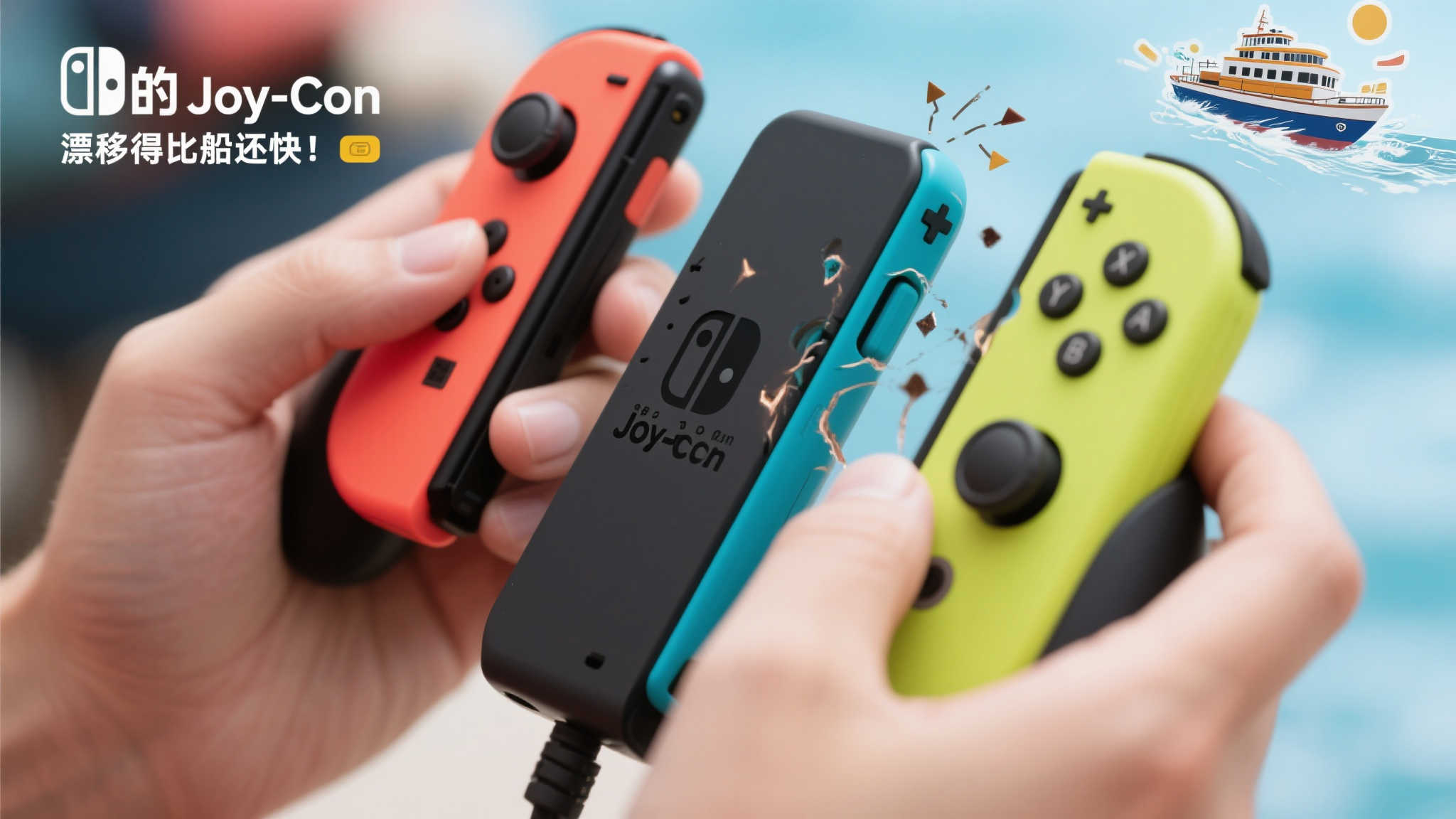 此外，原有的 Joy-Con 手柄设计虽