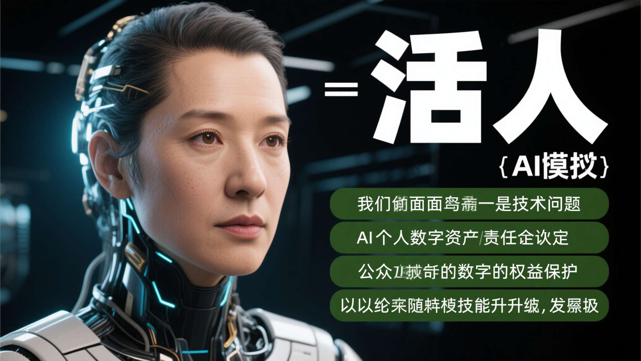 然而，当AI开始模拟"活人"时，我们面对的已不只是技术问题。个人数字资产的归属、